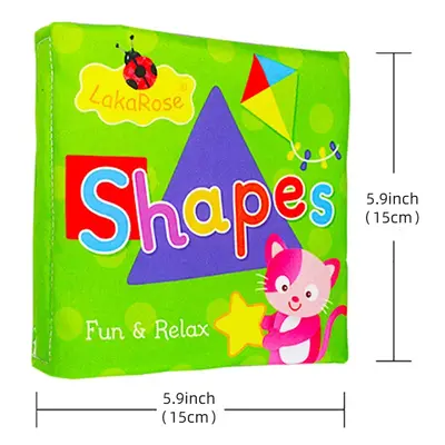 Cloth Baby Book English Alphanumeric Cloth book Touch and Feel Early Educational and Development