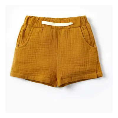 Baby Boy Cotton Casual Solid Color Shorts Pants