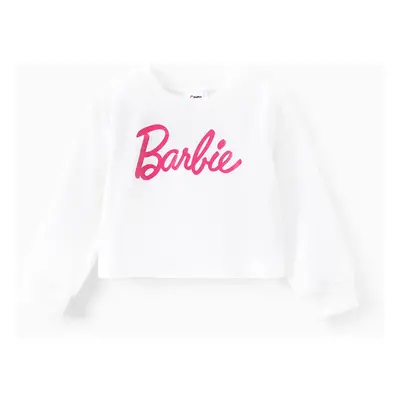 Barbie Toddler Girl 1pc Long-sleeve T-shirt or Tulle Skirt Set