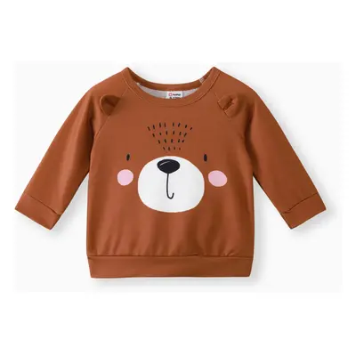 Baby Boy Animal Print Pullover Sweatshirt