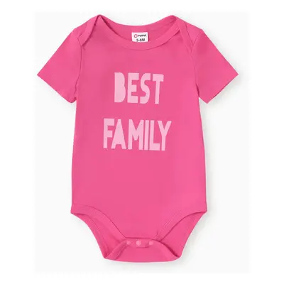 Baby Girl Letter Print Romper