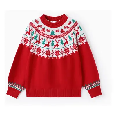 Christmas Kid Boy/Girl Fair island Print Sweater