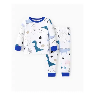 Baby/Toddler 2pcs Animal Print Snug Fit Pajamas Set