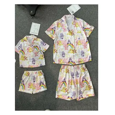 Care Bear Mommy and Me Character All-over Rainbow Gradient Print Casual Set