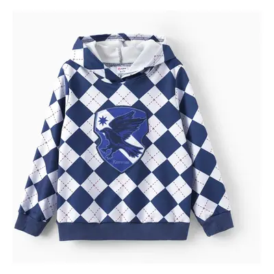 Harry Potter Kid Girl/Boy 1pc Plaid Badge Hoodie