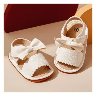 Baby / Toddler Solid Bowknot Velcro Closure Sandals