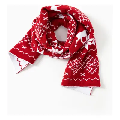 Matching Christmas Scarves for Adult and Kids Isle Fair Pattern