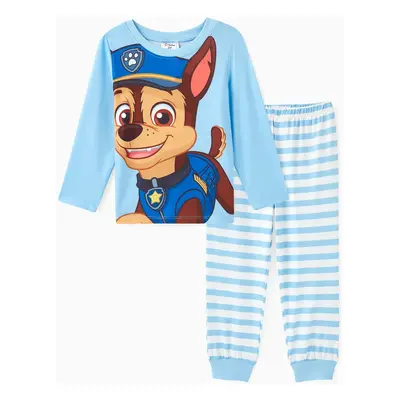 PAW Patrol 2pcs Toddler Girl/Boy Skye Everest Chase Marshall Tee and Polka dots/Stripe Pants Set