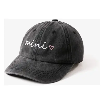 Mommy and Me Heart Pattern Letter Embroidered Casual Hat Baseball Cap