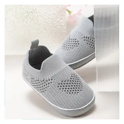 Baby / Toddler Stripe Heart Graphic Breathable Slip-on Prewalker Shoes