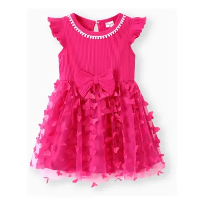 Toddler/Kid Girl Sweet Butterfly Mesh Dress