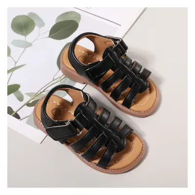 Toddler / Kid Solid Velcro Gladiator Sandals