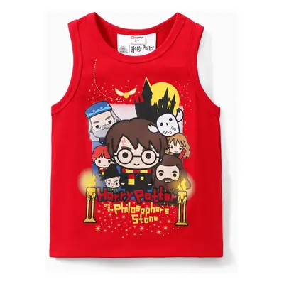 Hary Potter 1pc Toddler Boys Character All-over Print Sporty T-shirt/Tank Top/Shorts