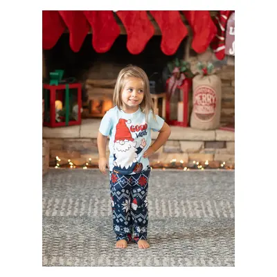 Christmas Pajamas Family Good Vibes Gnome Short Sleeves Pajamas Sets