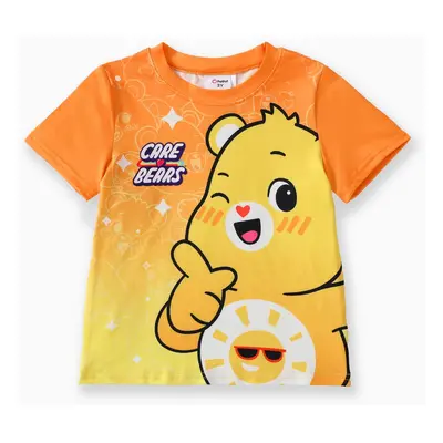 Care Bear Toddler/Kid Boys/Girls 1pc Character Gradient Print T-shirt