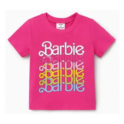 Barbie 1pc Toddler/Kids Girls Alphabet T-Shirt