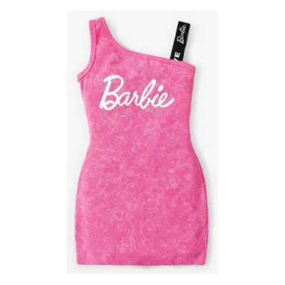 Barbie Mommy & Me Girls Alphabet Vintage Off-Shoulder Matching Dress