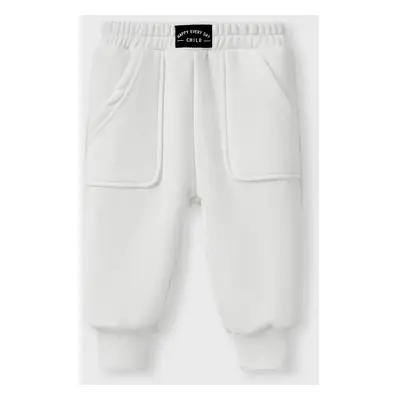 Baby Boy/Girl Solid Fleece-lining Casual Pants