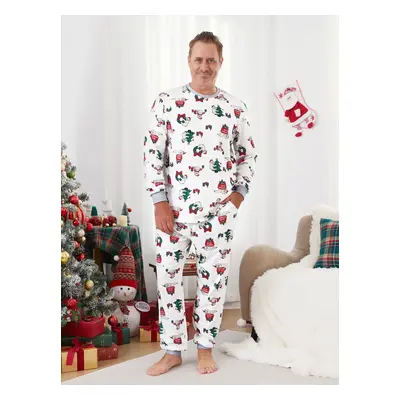 Christmas Pajamas Family Matching Cutie Sloths Pattern Long Sleeves Pajamas Sets