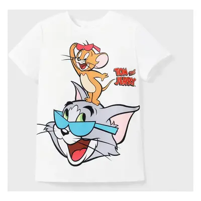 Tom and Jerry Family Matching Graphic Print Short-sleeve Naia™ Tee