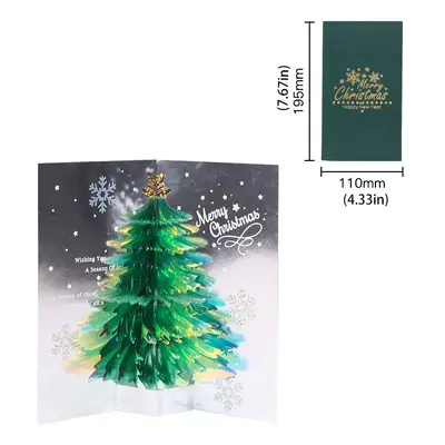 3D Christmas Tree Greeting Card