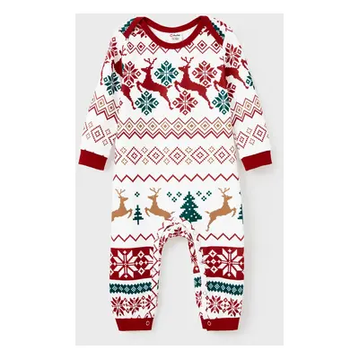 Christmas Sweatshirt Allover Pattern Reindeer Outfits Matching for Family