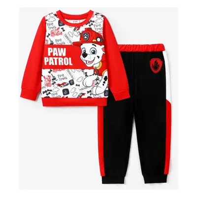 PAW Patrol 2pcs Toddler Girl/Boy Marshall Chase Pullover Sweatshirt with Pants Set