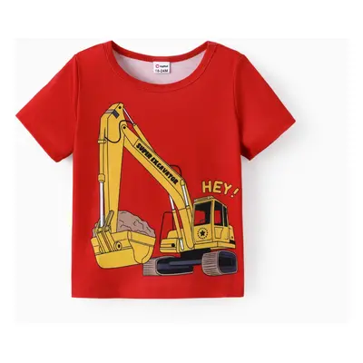 Toddler Boy Vehicle Print Short-sleeve Tee