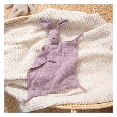 Rabbit Muslin Cotton Double-Layered Baby Drool Bib