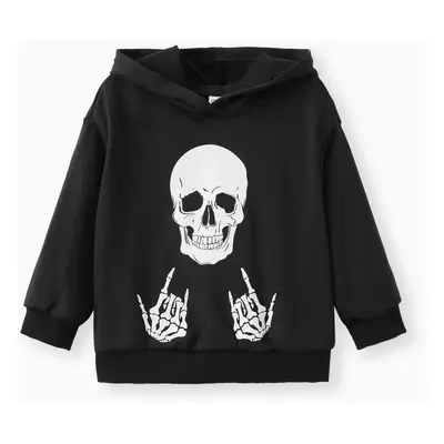 Toddler/Kid Boy/Girl Halloween Skeleton Print Sweatshirt