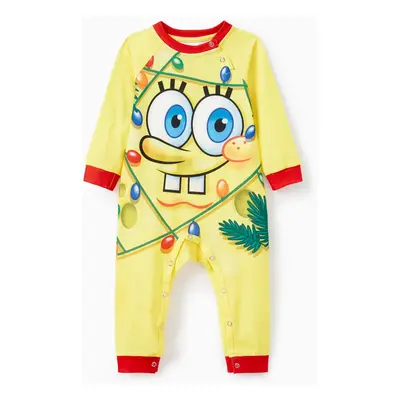 SpongeBob SquarePants Family matching Christmas Print Pajamas Set(Flame Resistant)