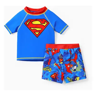 Justice League Toddle Boy 2pcs Short-sleeve Top and Trunks Swimsuit