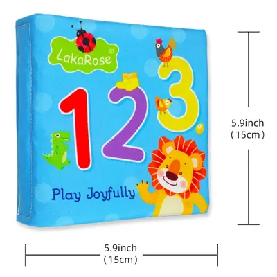 Cloth Baby Book English Alphanumeric Cloth book Touch and Feel Early Educational and Development