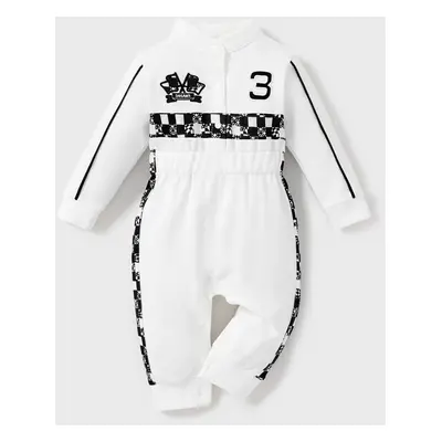 Racing Driver Baby Boy/Girl Sporty Jumpsuit