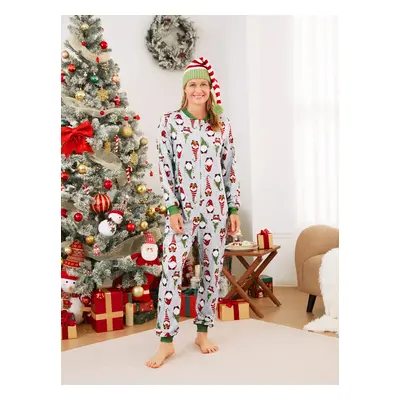 Christmas Family Matching Gnome All-over Print Long-sleeve Romper Pajamas Sets