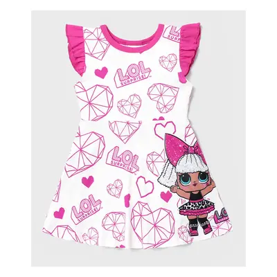 L.O.L. SURPRISE! Toddler Girls Mother's Day 1pc Graphic Print Little Flying Sleeve Dress