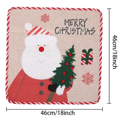 Santa Claus Pillowcases with Christmas Decorations