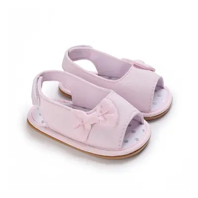 Baby / Toddler Girl Pretty Solid Bowknot Sandals