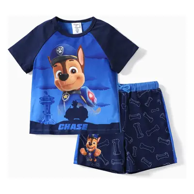 Paw Patrol Toddler Boys/Girls 2pcs Character Print Cotton T-shirt with Shorts Sporty Set