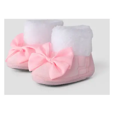 Christmas Baby & Toddler Sweet Bow Decor High Top Prewalker Shoes