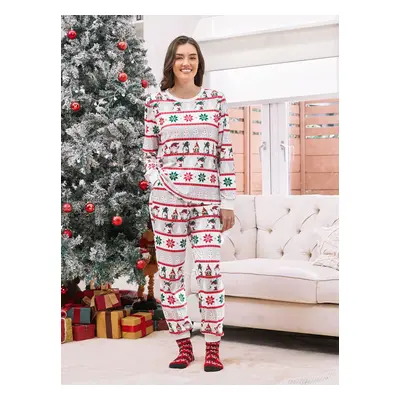 Christmas Pajamas Matching Outfits Allover Pattern Gnome PJs Sets