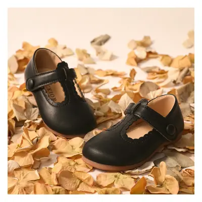 Toddler/Kids Girl Casual Solid Velcro Leather Shoes