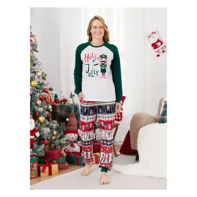 Matching Couple Outfits Christmas Pajamas Nutcracker Pattern Raglan Sleeves