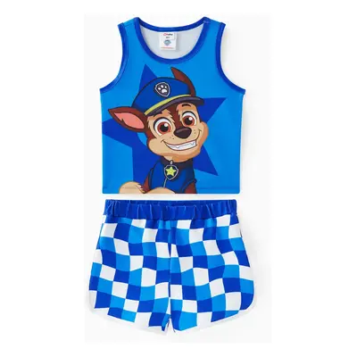 PAW Patrol 2pcs Toddler Boys/Girls Sporty Character Plaid Set