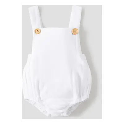 100% Cotton Solid Sleeveless Baby Romper