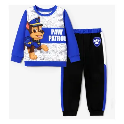 PAW Patrol 2pcs Toddler Girl/Boy Marshall Chase Pullover Sweatshirt with Pants Set