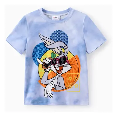 Looney Tunes Kid Boys/Girls Bug Bunny 1pc Tie-dye Funny Character Print Tee