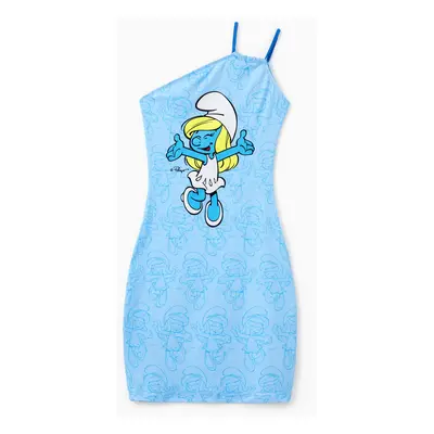 The Smurfs Family Matching Character Print Onesie/Sleevelss Dress/Tee