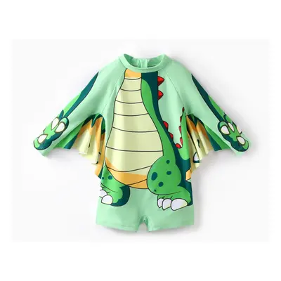 Toddler Boy Childish Dinosaur Swimsuit