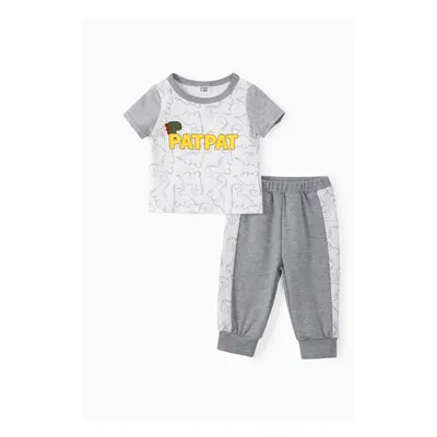 Baby Boy/Girl Letter Print Tee and Pants Set